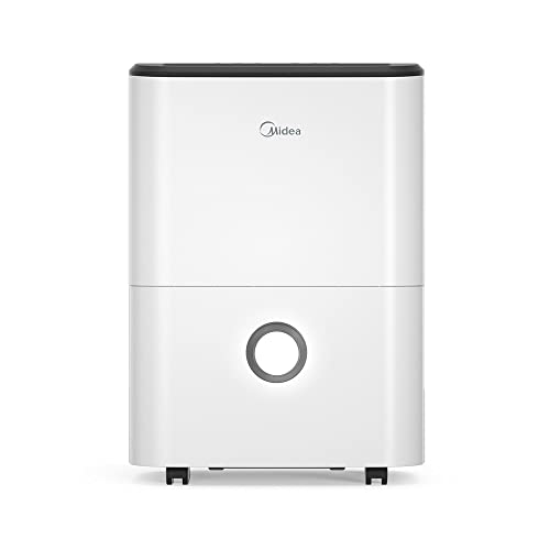 Midea Luftentfeuchter, 20L/24h, Raumgröße ca.100m³(40m²), DF-20DEN7-WF, APP-fähig, 24H Timer, Wassertank 3L, Weiß