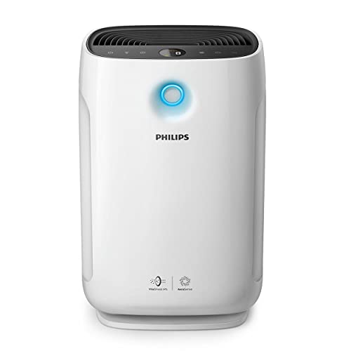 Philips Series 2000 Luftreiniger – entfernt Pollen, Staub, Viren und Allergene* in Räumen mit bis zu 79 m², 3 Geschwindigkeitsstufen, Sleep-Modus (AC2887/10)